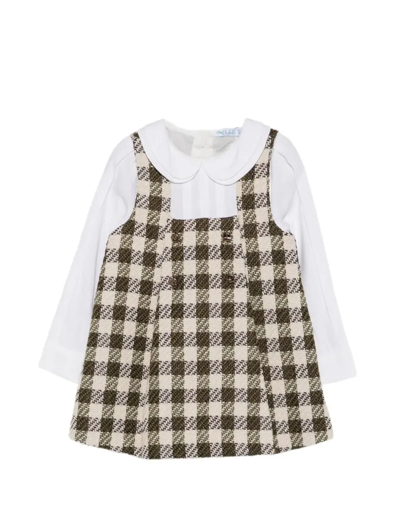 Abito beige/marrone per bambina