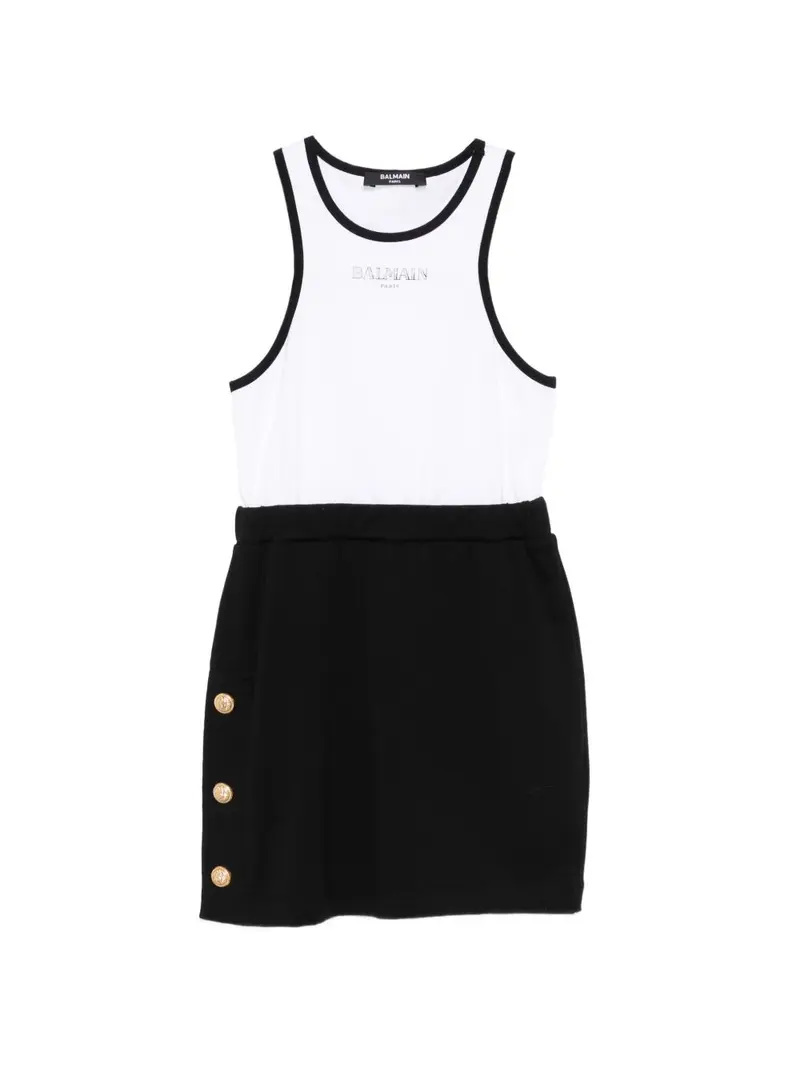 Abito bianco/nero per bambina