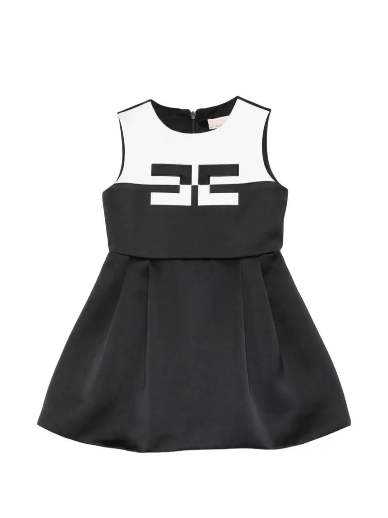 Abito bianco/nero per bambina