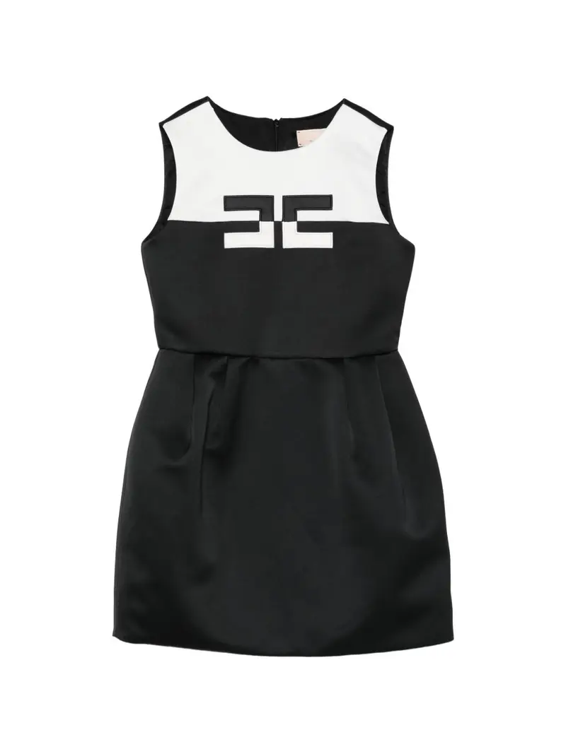 Abito bianco/nero per bambina