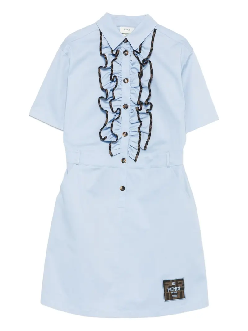 Abito blu chiaro per bambina