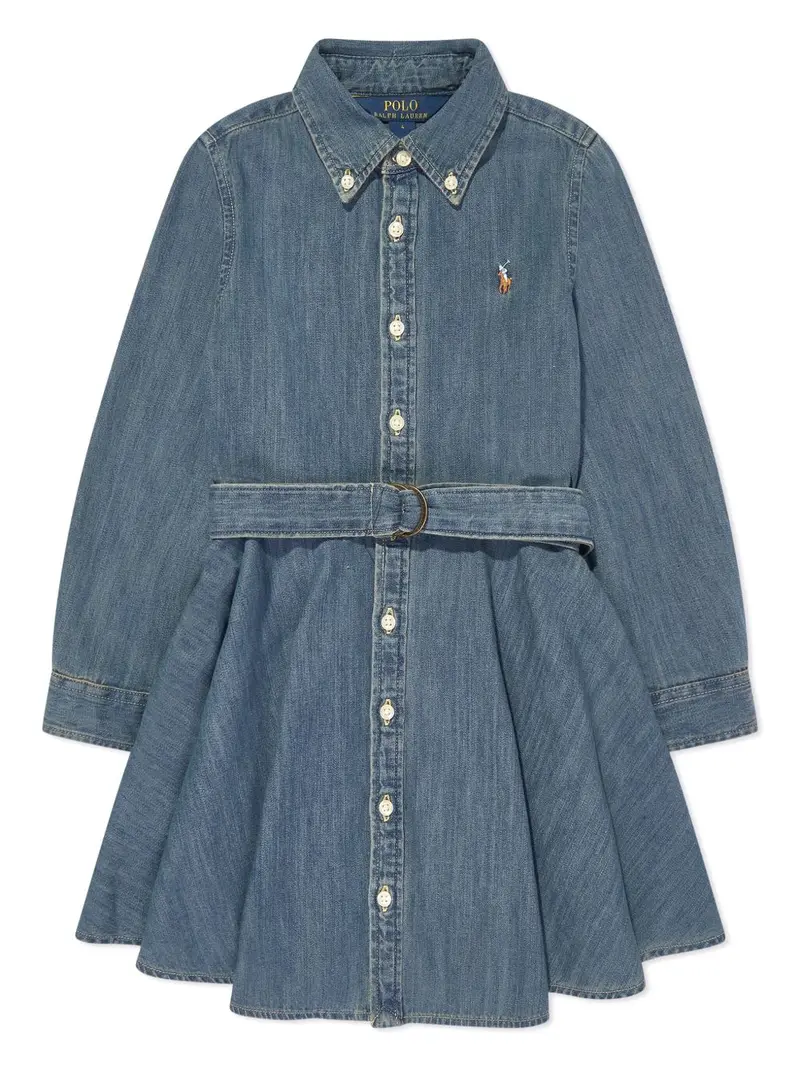 Abito blu per bambina