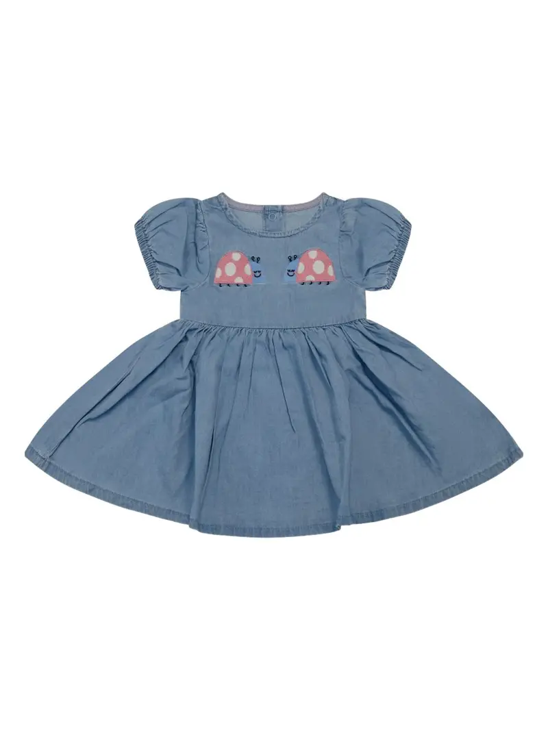 Abito blu per neonata