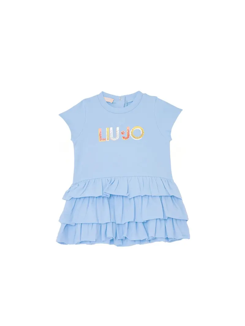 Abito blu per neonata