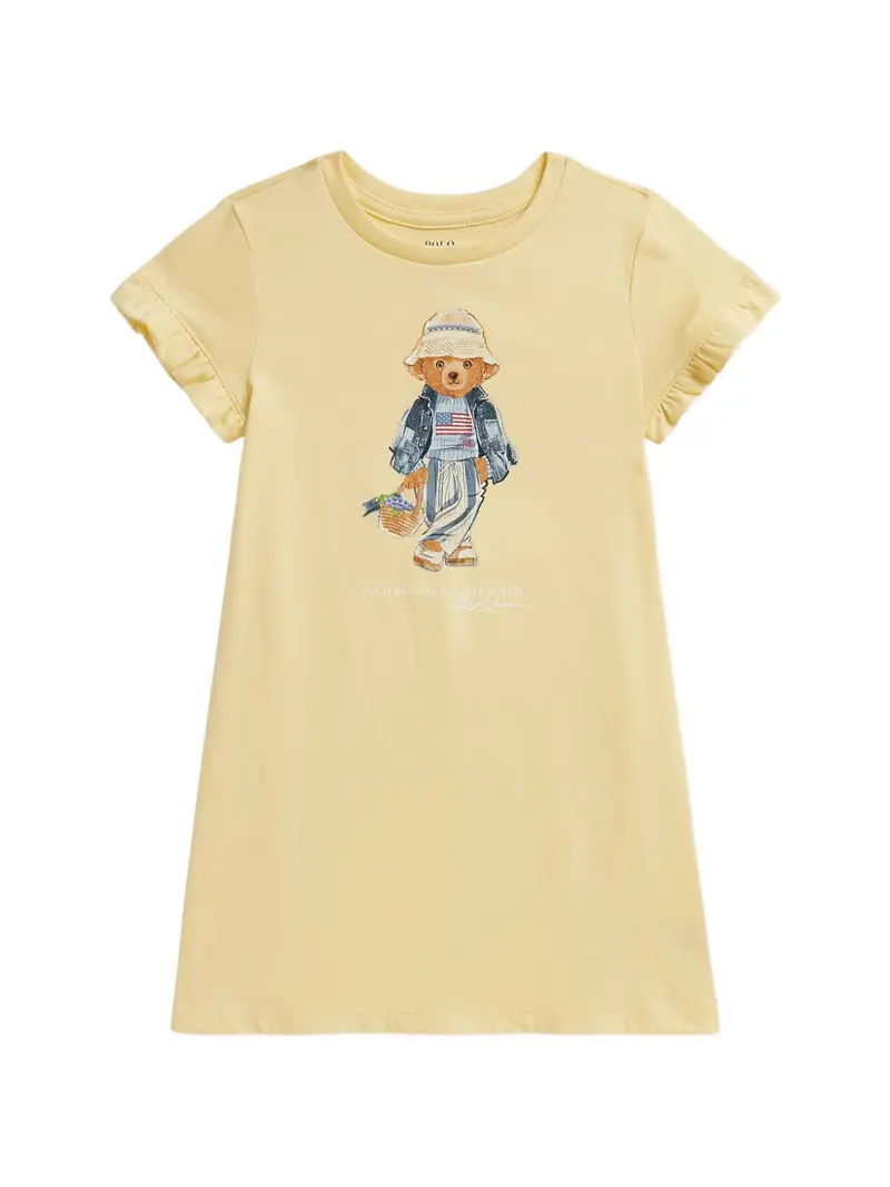Abito giallo per bambina