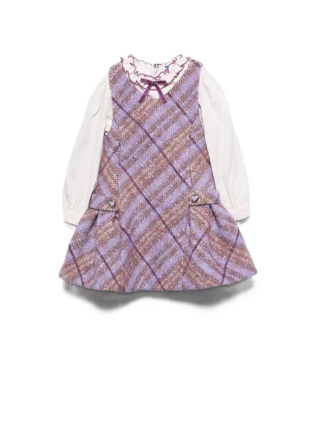 Abito lilla per bambina