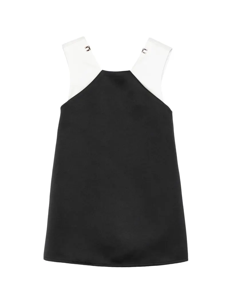 Abito nero/bianco per bambina