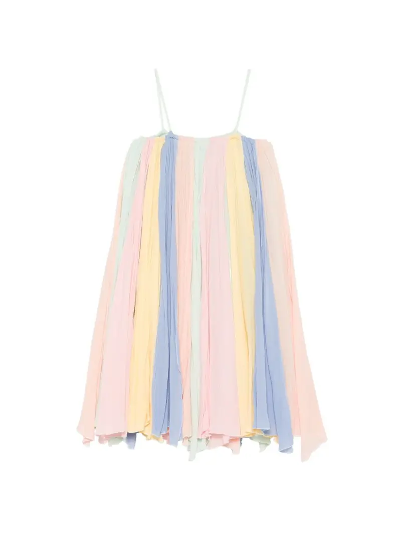 Abito rosa/blu/verde/giallo per bambina