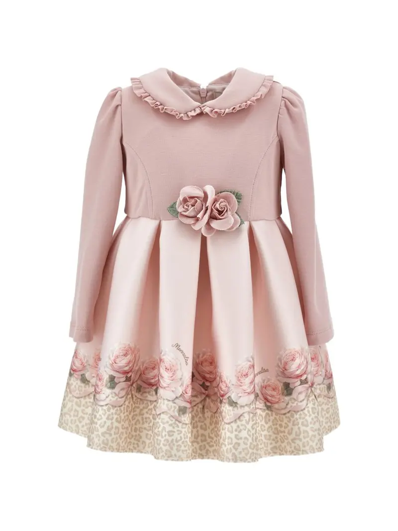 Abito rosa/oro per neonata
