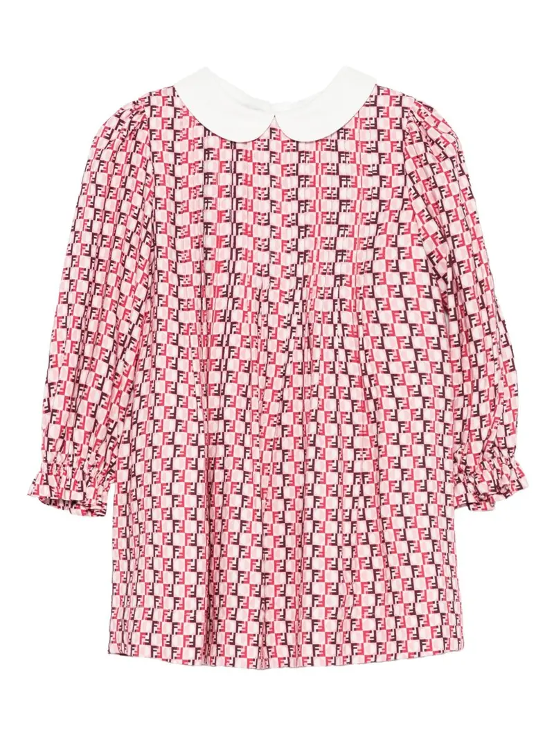 Abito rosso/bianco per neonata