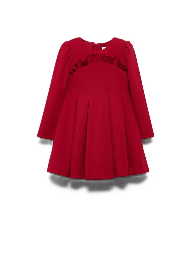 Abito rosso per bambina
