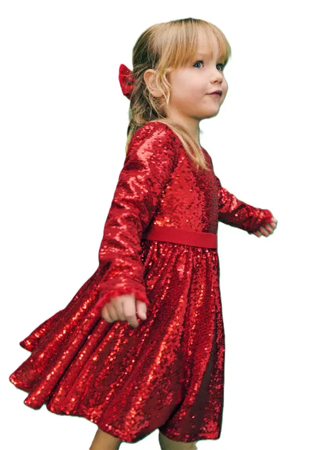 Abito rosso per bambina