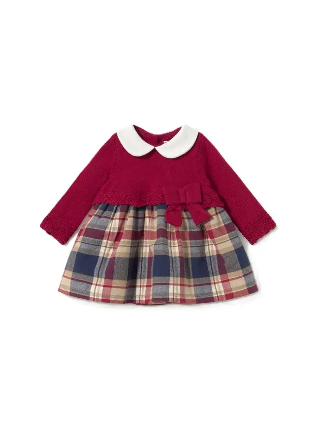 Abito rosso per neonata