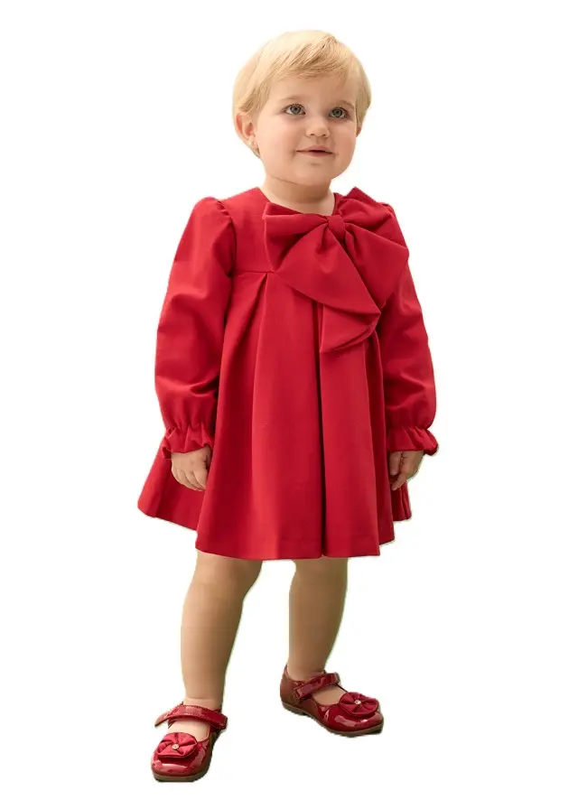 Abito rosso per neonata