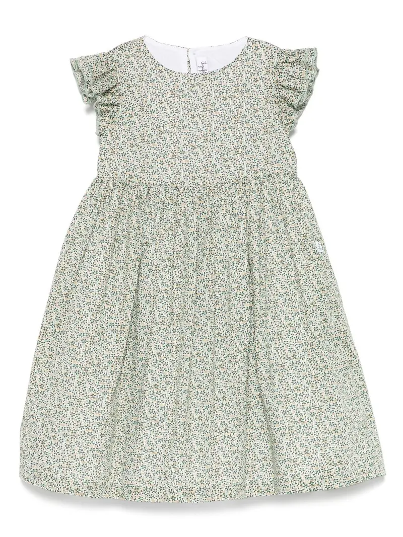Abito verde foresta per bambina