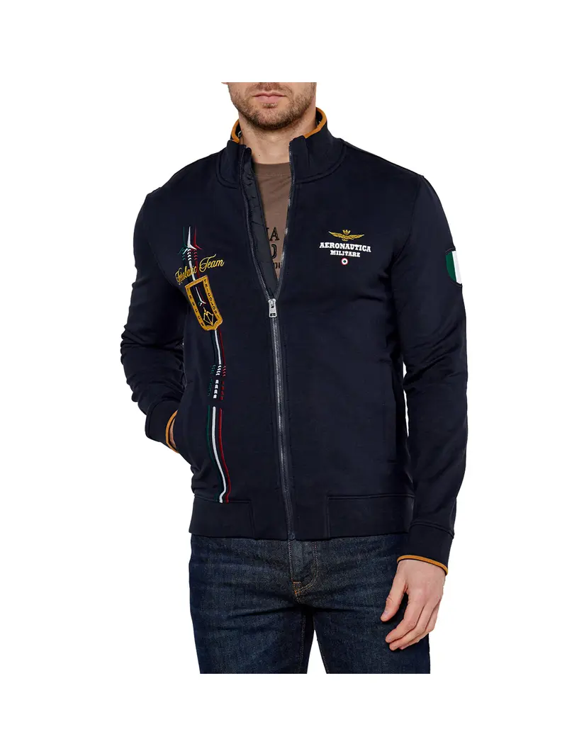 Aeronautica Militare Felpa Uomo Dark Blue - Blu