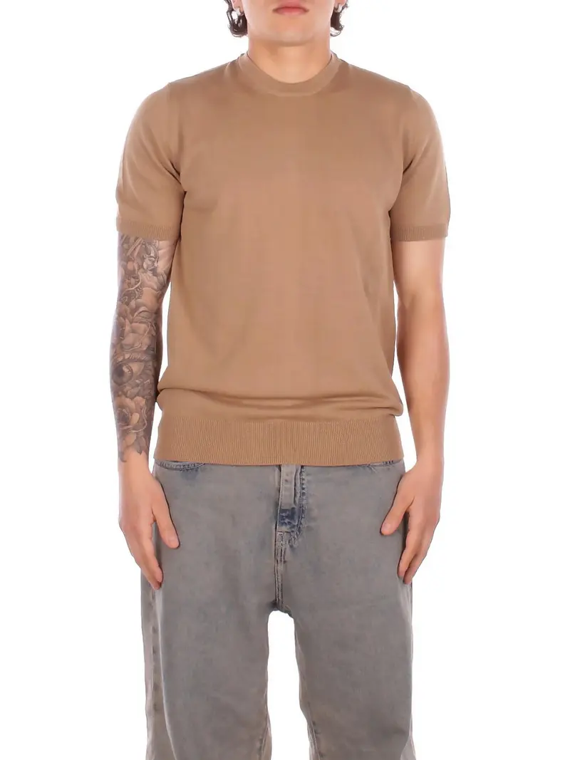 ALPHA STUDIO T-shirt Uomo AU-5031CU 1014 SAFARI