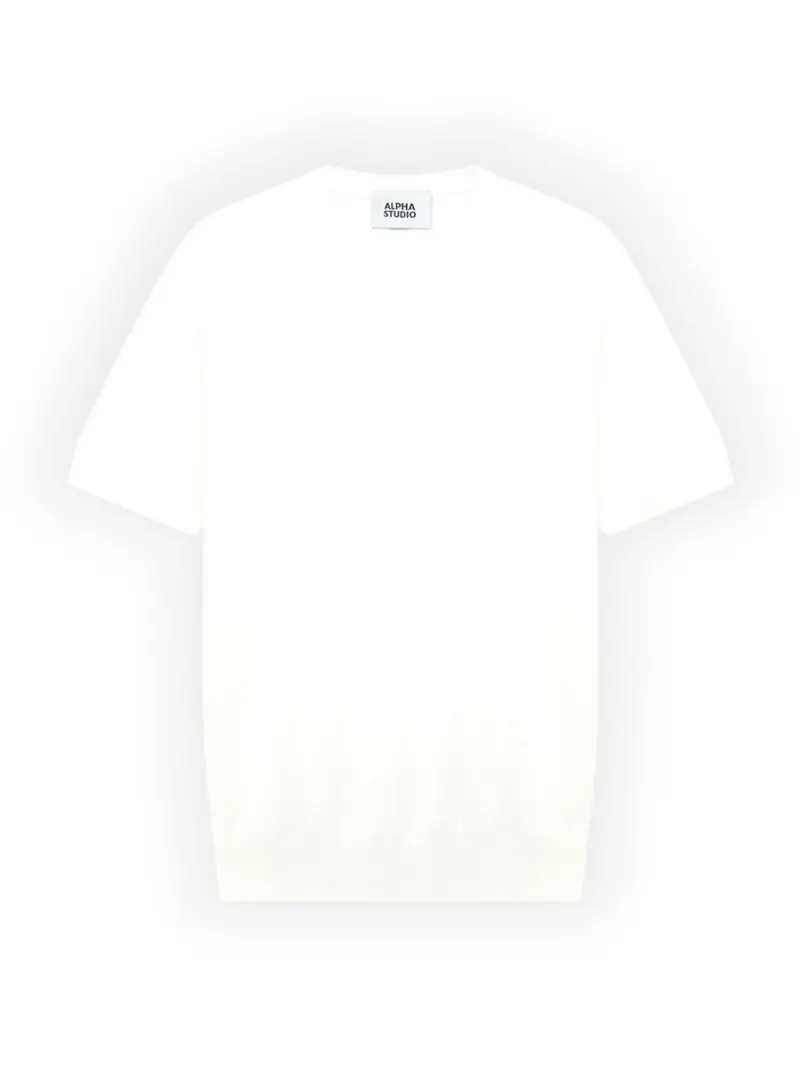 ALPHA STUDIO T-shirt Uomo AU-5040C 1000 Bianco