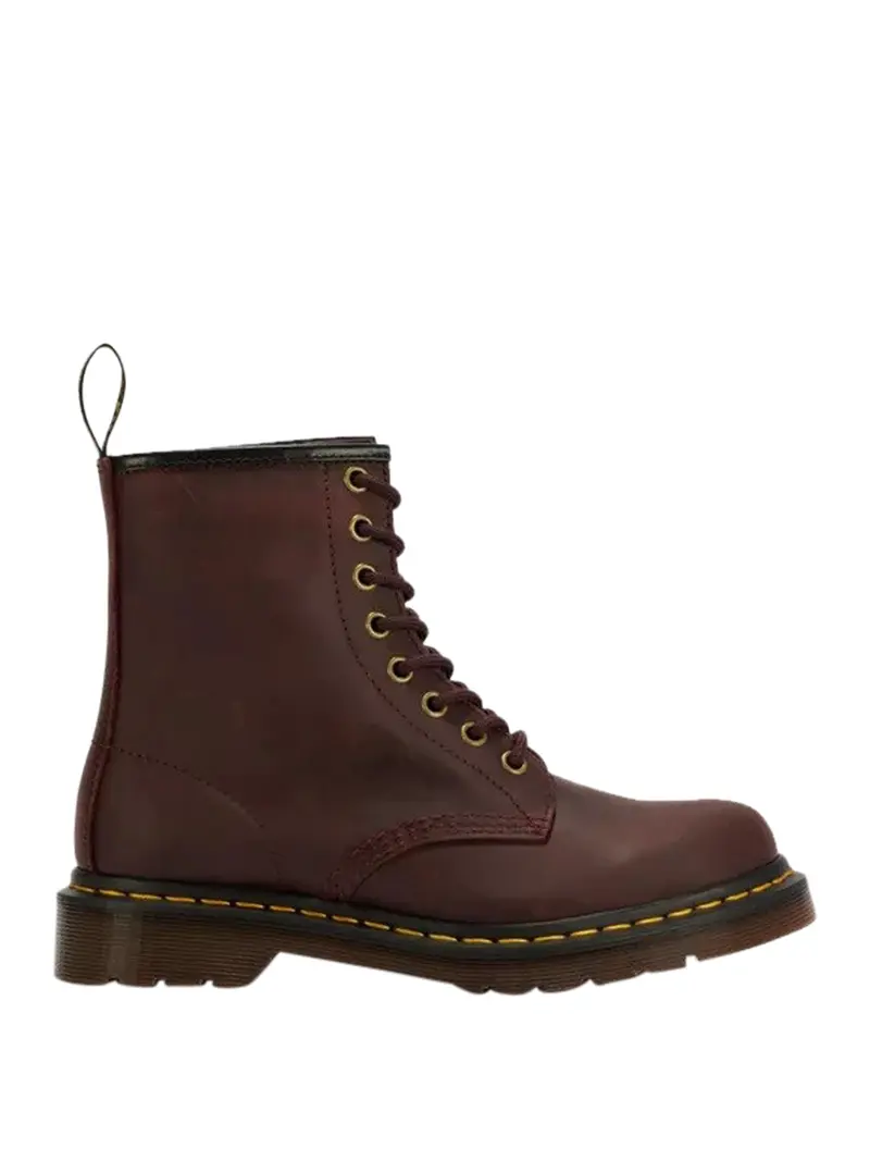 Anfibio 1460 Crazy Horse Dr Martens - Ciliegia