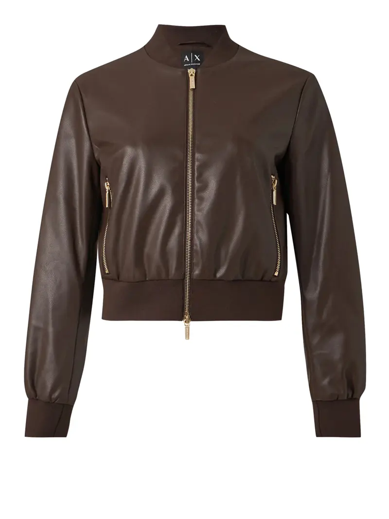 Armani Exchange Bomber Blouson - Marrone