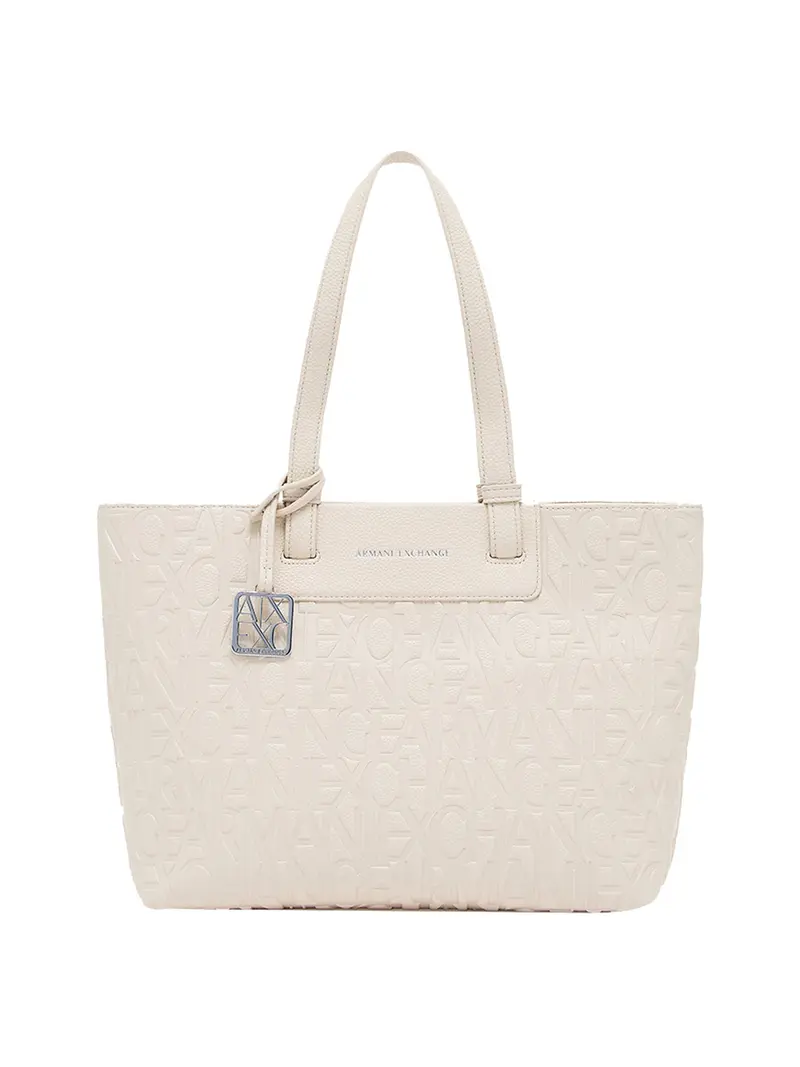 Armani Exchange Borsa a Mano Donna Beige