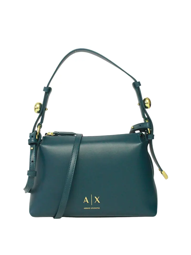 Armani Exchange Borsa A Tracolla - Petrolio