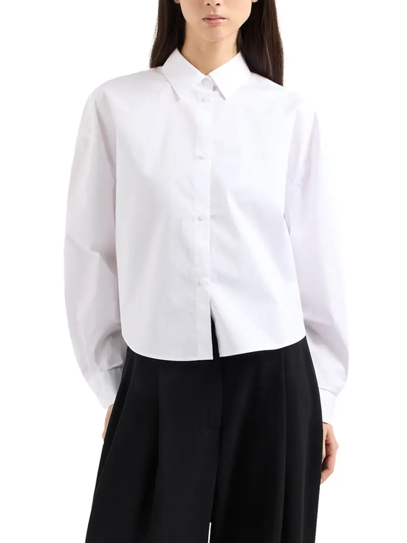 Armani Exchange Camicia Donna Optic White - Bianco