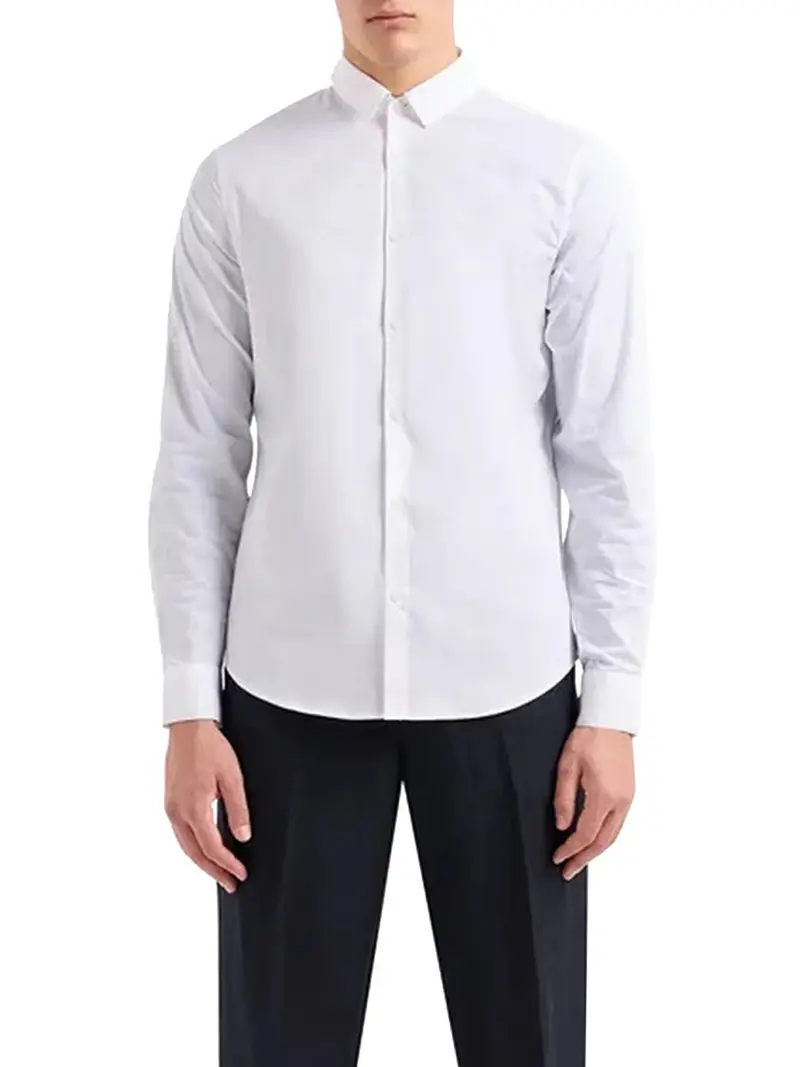 Armani Exchange Camicia Uomo White - Bianco