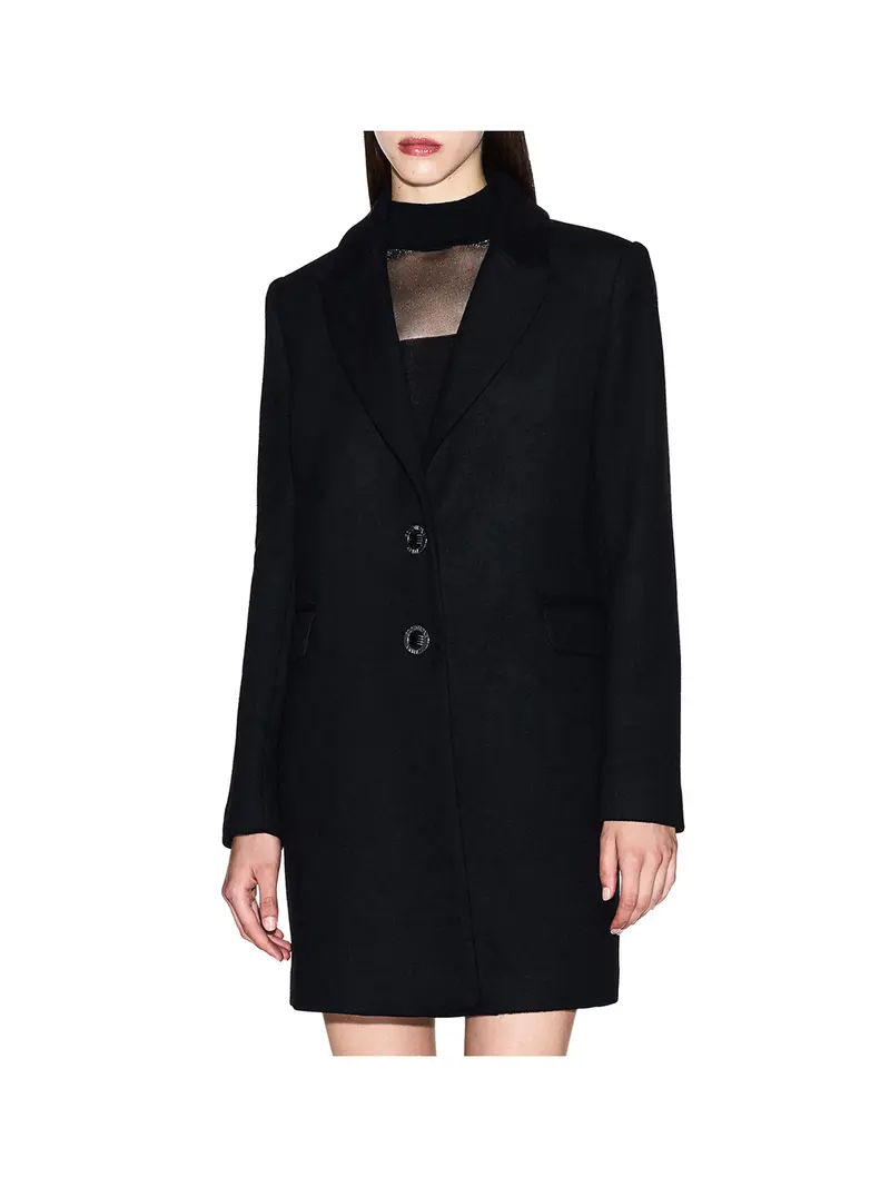 Armani Exchange Cappotto Donna Black - Nero