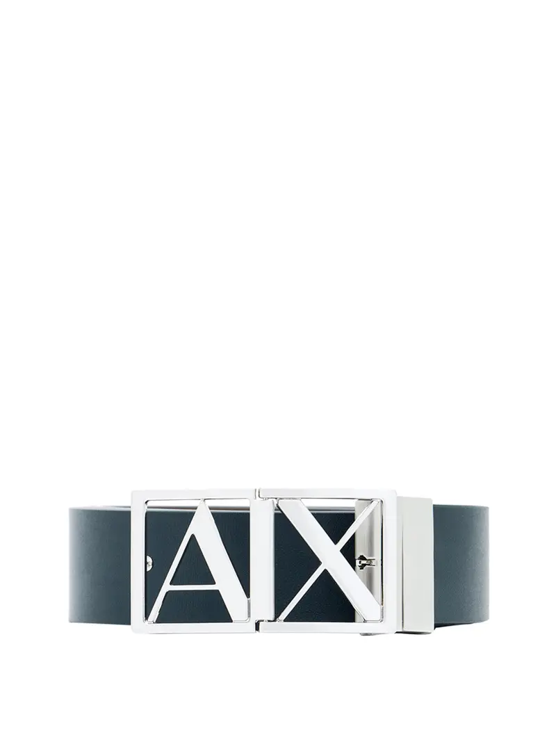 Armani Exchange Cintura Plate Navy