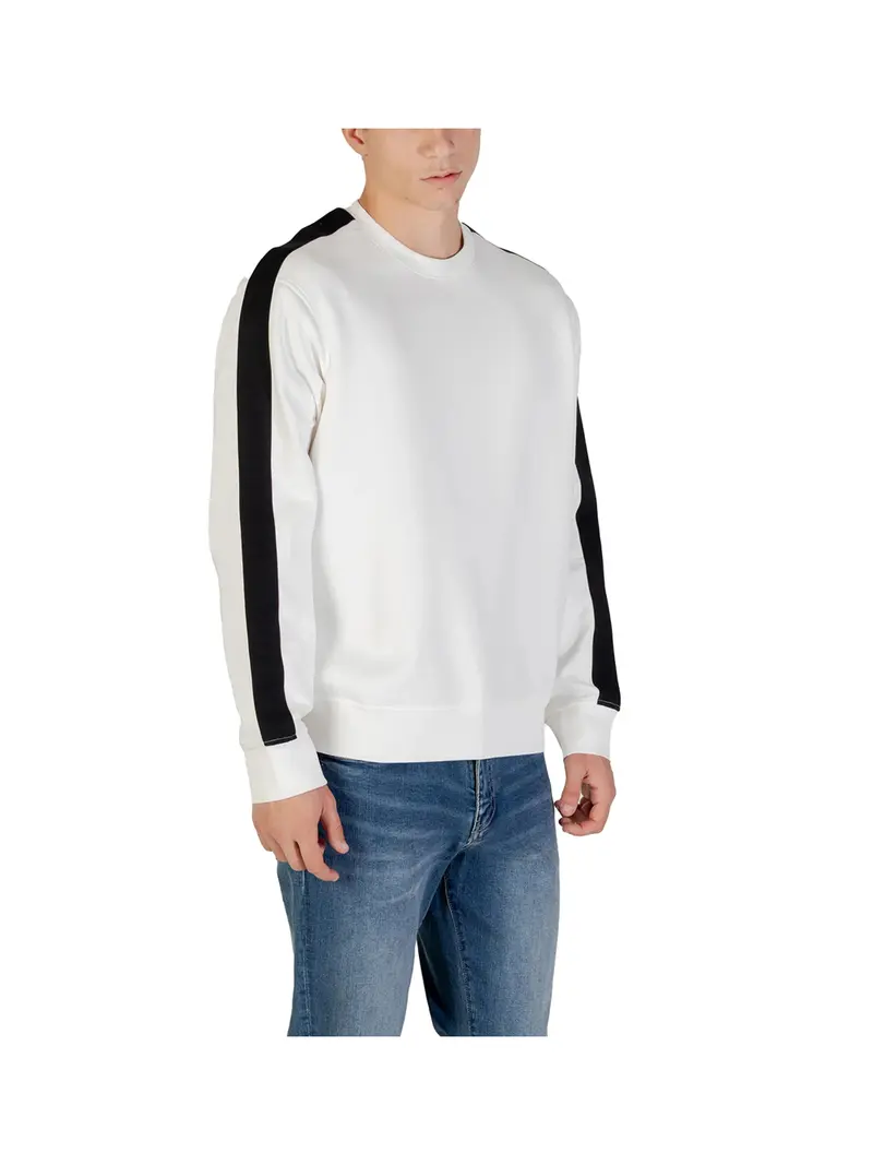 Armani Exchange Felpa Uomo Off White - Bianco