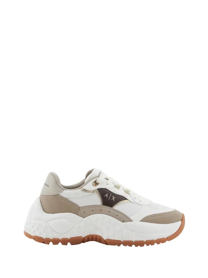 Armani Exchange Sneakers Donna Bianco/beige - Multicolore