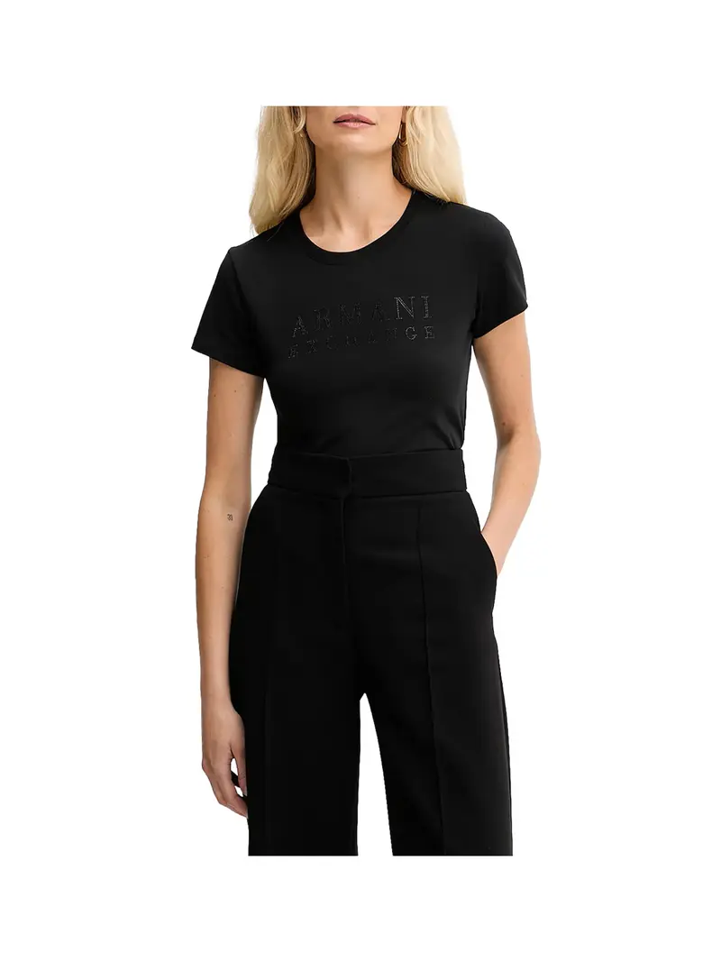 Armani Exchange T-Shirt Donna Black - Nero