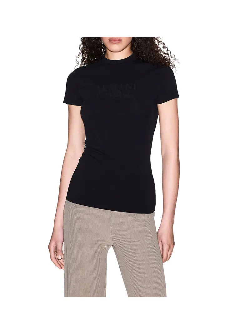 Armani Exchange T-Shirt Donna Black - Nero
