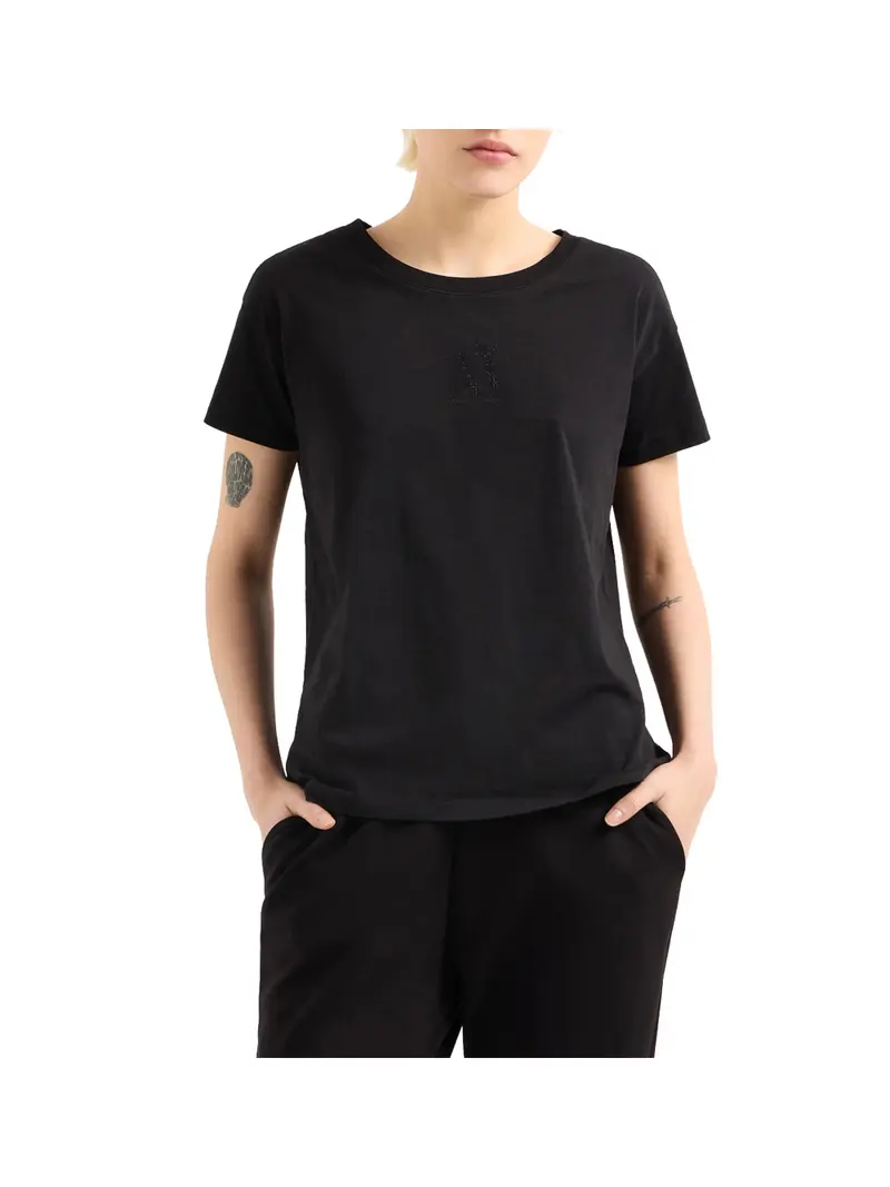 Armani Exchange T-Shirt Donna Black - Nero
