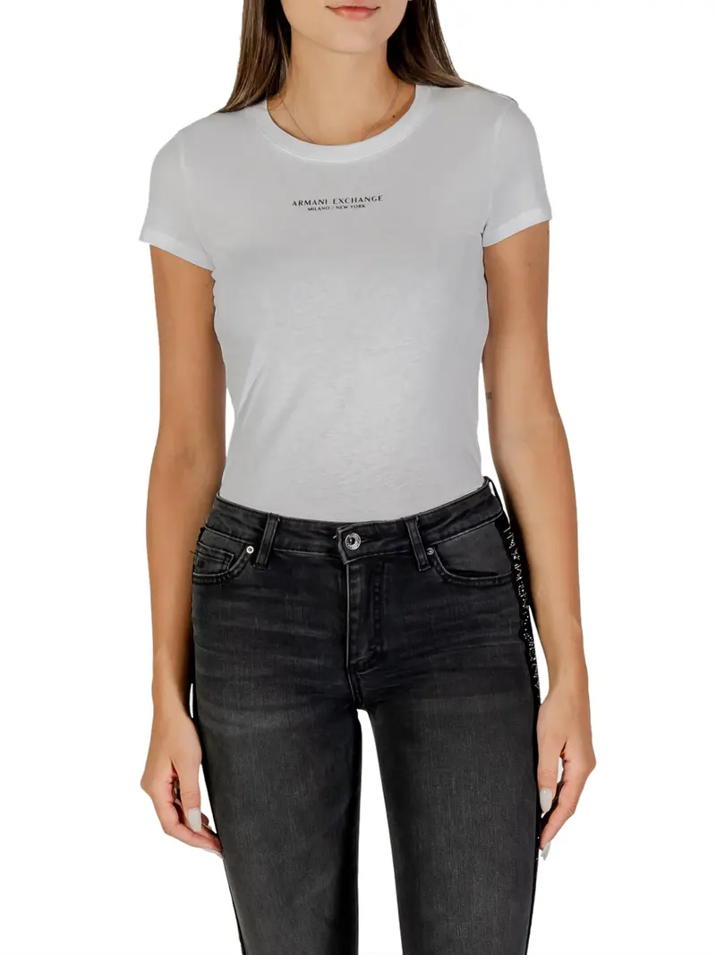 Armani Exchange T-Shirt Slim Fit - Bianco