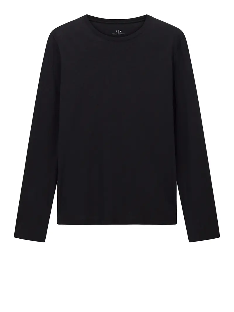 Armani Exchange T-Shirt Tinta Unita - Nero