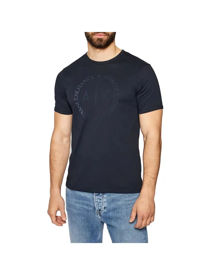 Armani Exchange T-Shirt Uomo Blu