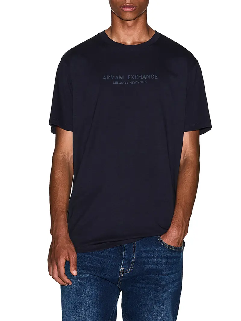 Armani Exchange T-Shirt Uomo Deep Navy - Blu