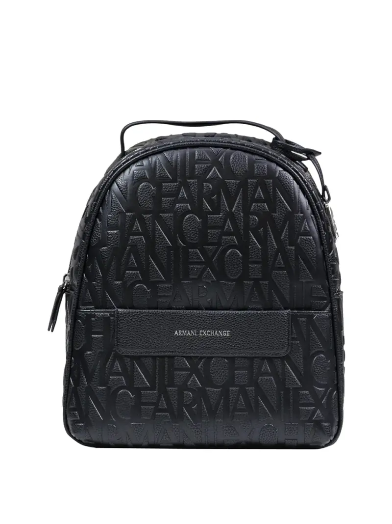 Armani Exchange Zaino Logo Frontale - Nero