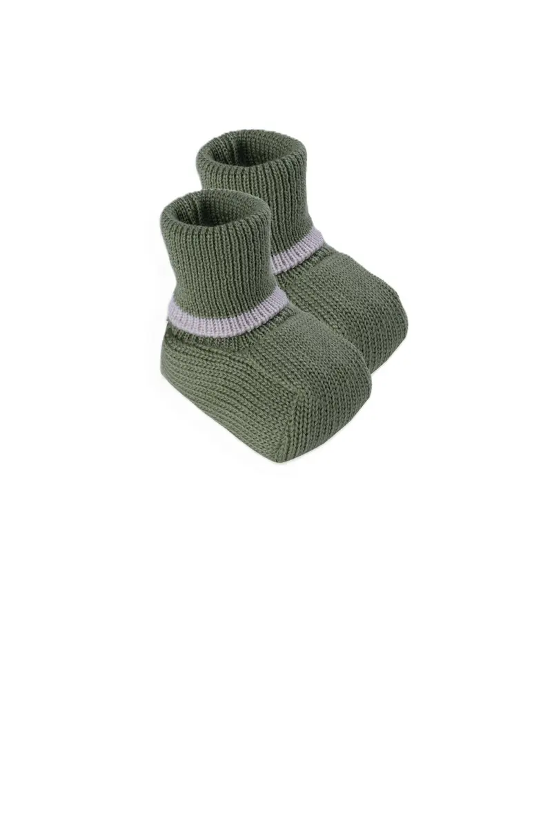 Babbucce verde per neonato