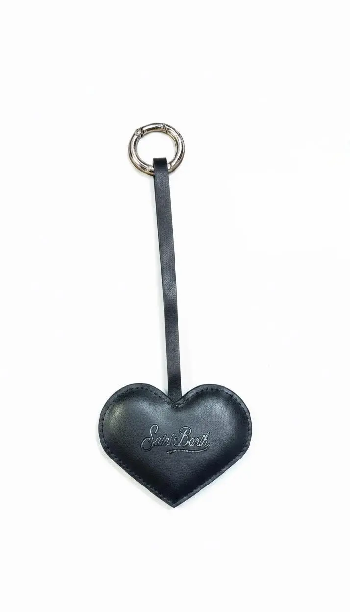 Bag charm a cuore