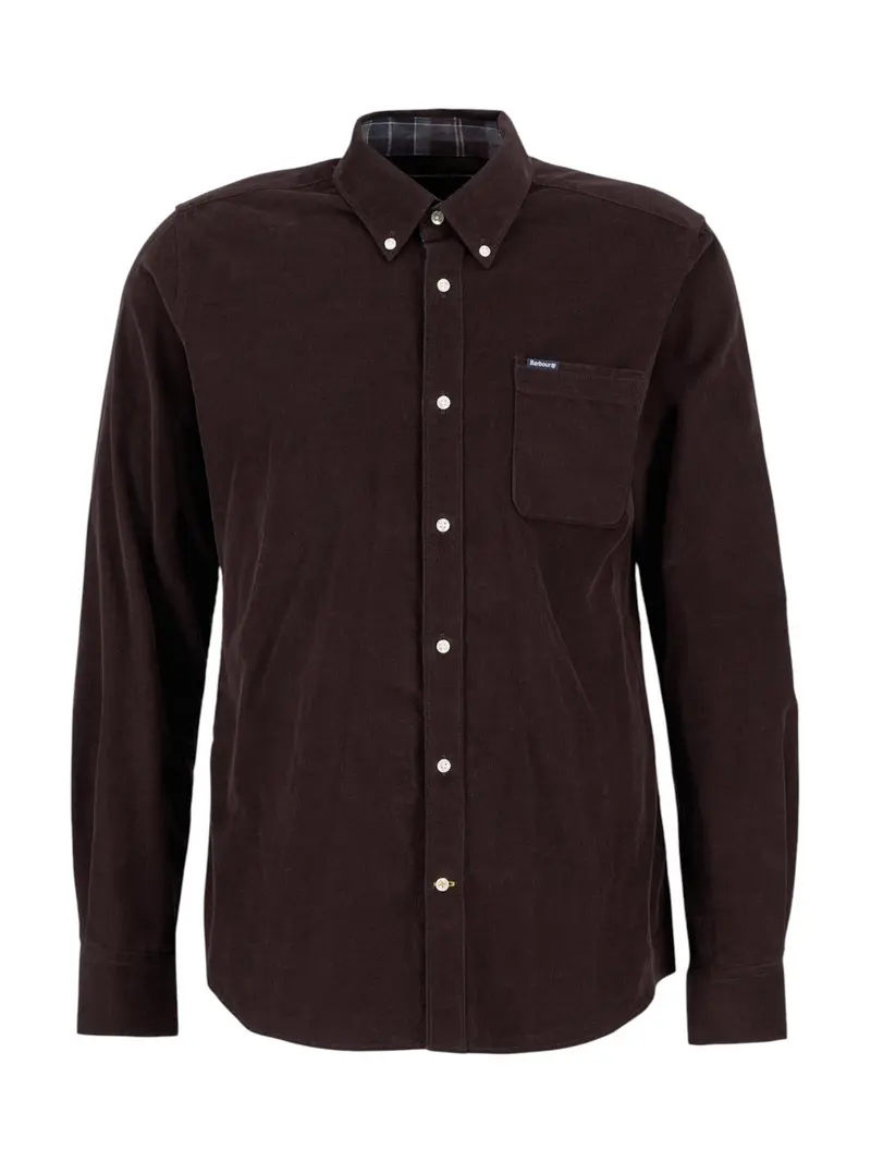 BARBOUR Camicia Uomo RAMSEY Dark Oak - MSH5001 BR17