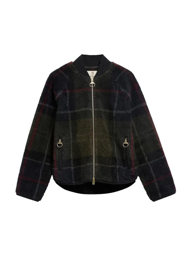 BARBOUR Giubbino Donna KIRKLEES FLEECE SHADOW CLA - LFL0090 TN43