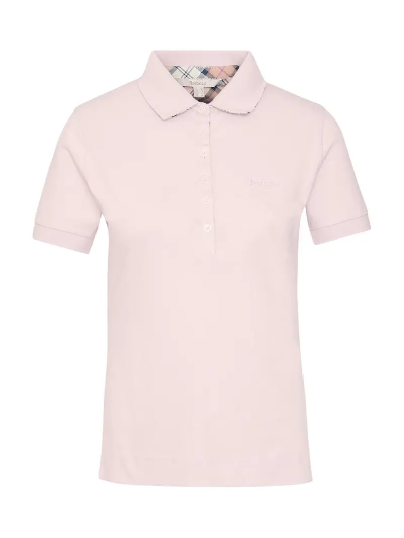 BARBOUR Polo Donna PORTSDOWN TOP LML0634 PI38 PRIMROSE PINK/HESSIAN