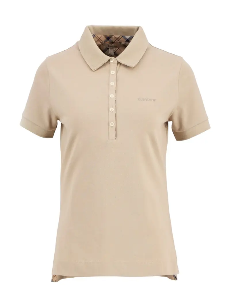 BARBOUR Polo Donna PORTSDOWN TOP LML0634 SN31 LIGHT SAND/HESSIAN