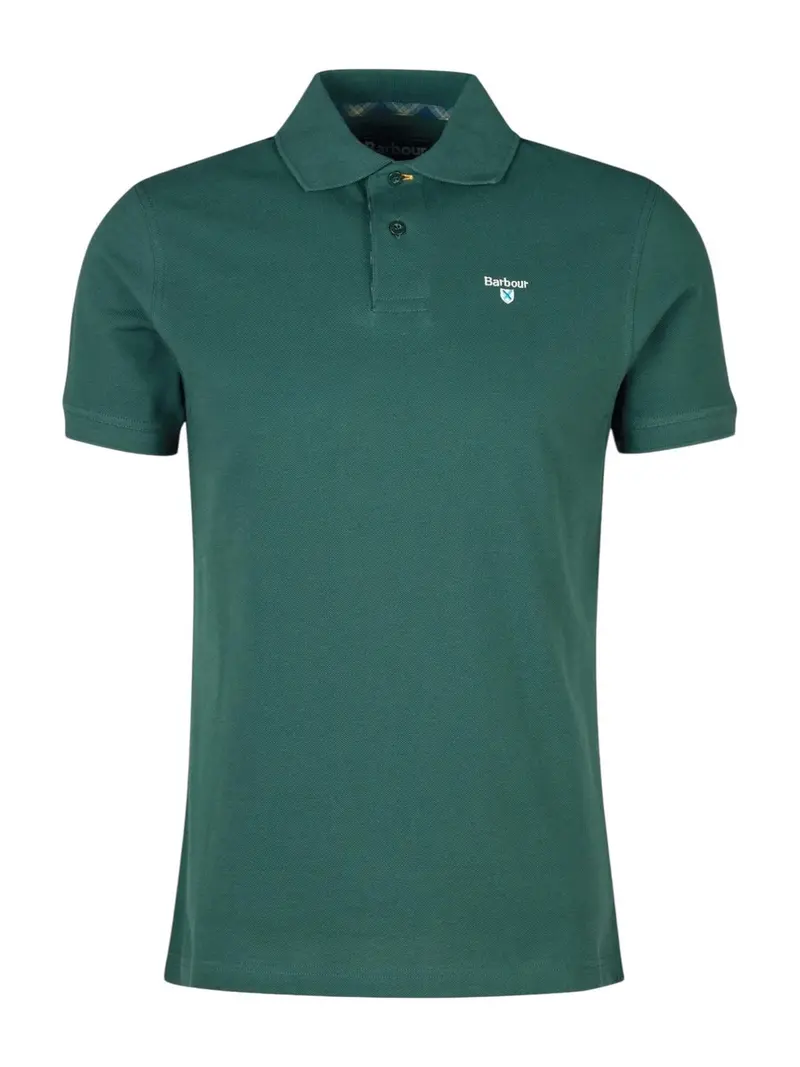 BARBOUR Polo Uomo MML0012 GN89 GREEN GABLES