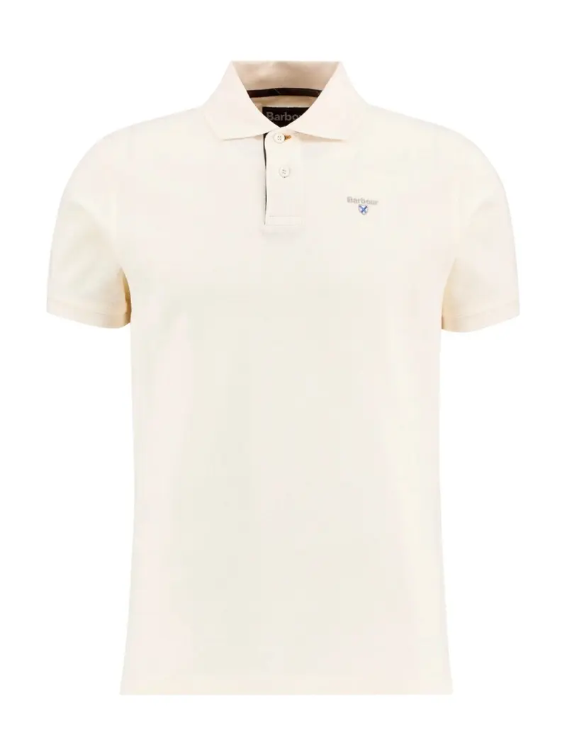 BARBOUR Polo Uomo  MML0012 WH71 WHISPER WHITE/CLASSIC