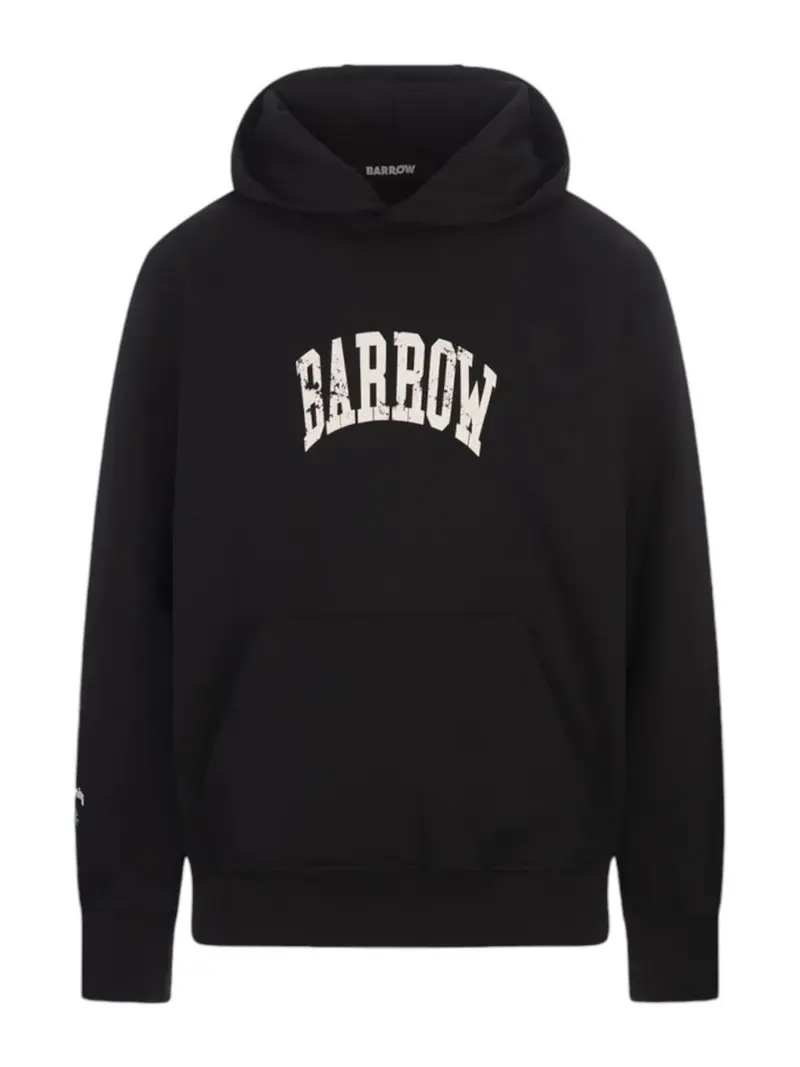 BARROW Felpa Uomo HOODIE UNISEX F4BWUAHS090 110 Nero