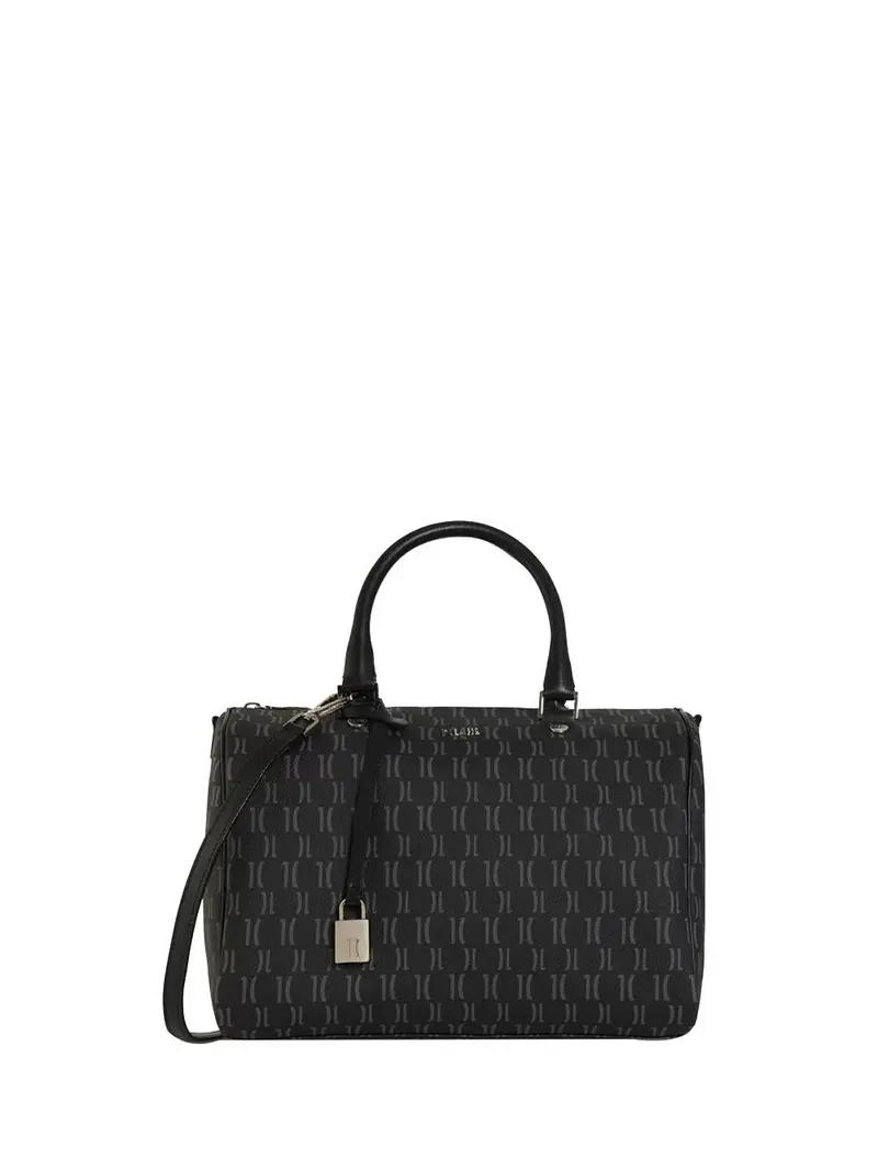 Bauletto Con Tracolla Monogram Nera